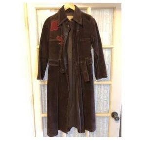 Coat- Vintage Suede MIDI coat By Margaret Godfrey!